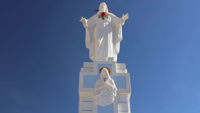 01 26 0250 monument au Sacré Coeur de Jésus (1946)